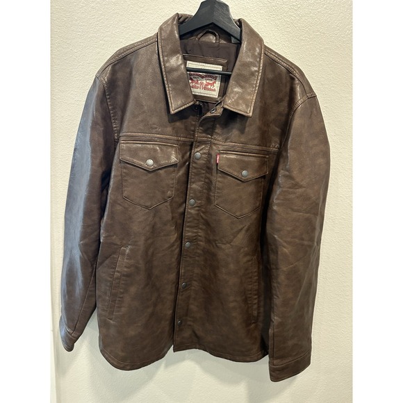 Levi's Other - Levi Strauss & CO. Faux Brown Jacket Men's Size XL